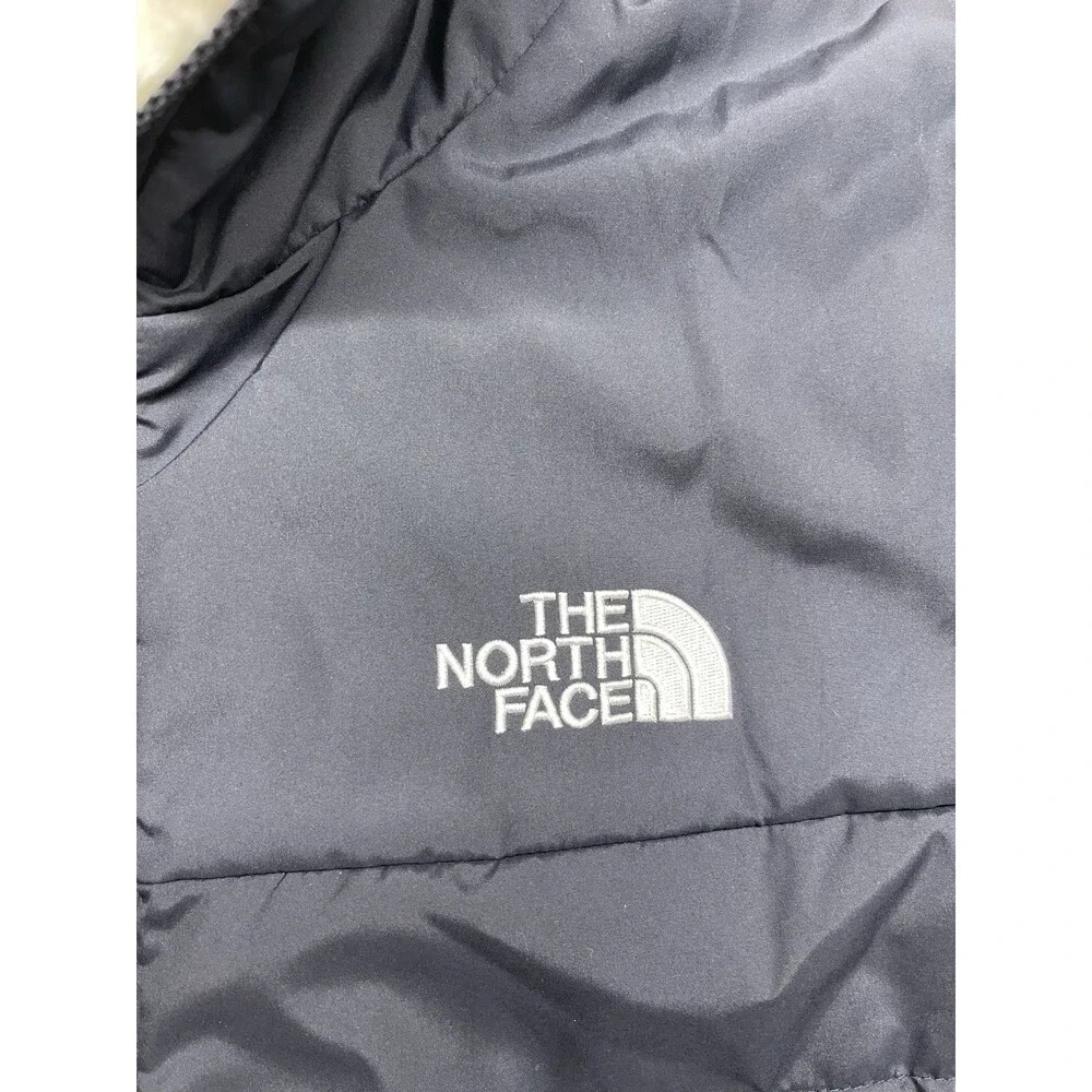 THE NORTH FACE MOSSBUD REVERSIBLE INSULATED JACKET NAVY WHITE WOMEN LARGE NWT